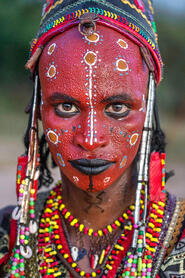 Till Last Drop Portrait of a Sudosukai - Wodaabe man during the Gerewol festival Buy Now