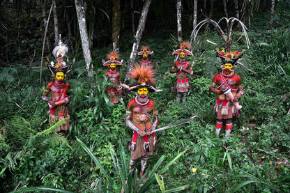 We Are Huli Group of Huli Wigmen Buy Print