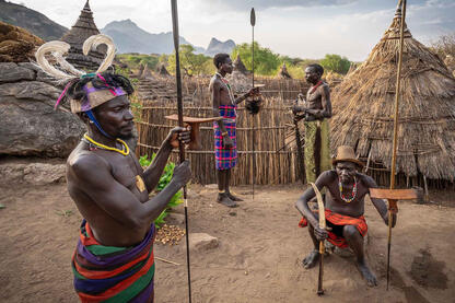 We Are Larim Group of Larim people in their traditional attire © Roberto Pazzi