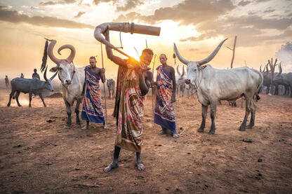 Mundari tribesmen