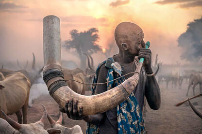 Mundari tribesman