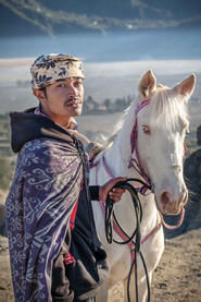 My Horse and Me Portrait of a Tengger horseman with his horse © Roberto Pazzi