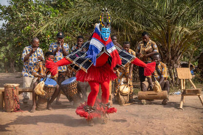 Zauli Dance The Zauli dance, from the Guro ethnic group © Roberto Pazzi