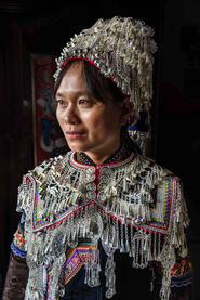 Yi Girl Portrait of a young Yi girl Buy Print