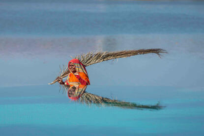 Floating Street scene in Amhenabad © Roberto Pazzi