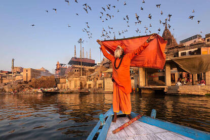 Moksha Represention of the liberation after death (moksha) from the cycle of reincarnations © Roberto Pazzi