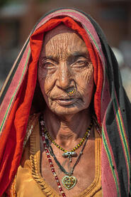 The Old Lady Portrait of an elderly woman © Roberto Pazzi