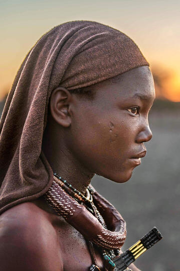 HImba Girl Portrait of a young Himba girl © Roberto Pazzi
