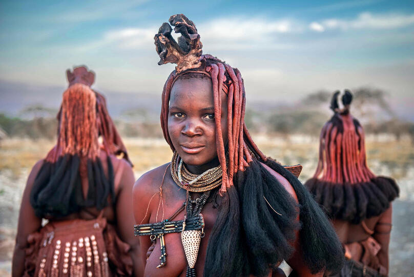 Himba Women Portrait of young Himba women © Roberto Pazzi