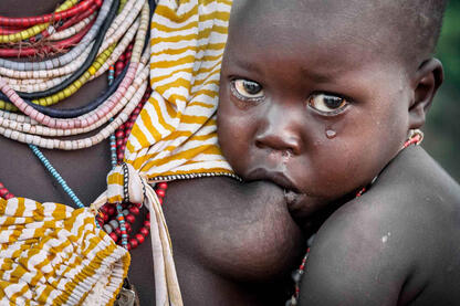 Young Teardrops Portrait of a Kara baby © Roberto Pazzi