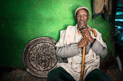 The Elder Portrait of an elderly man © Roberto Pazzi
