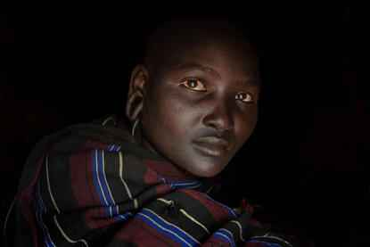 Mursi Girl Portrait of a young Mursi girl © Roberto Pazzi