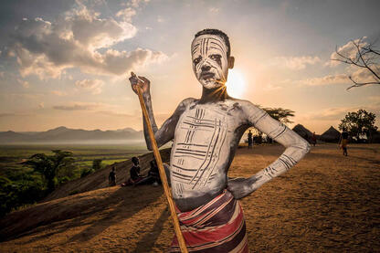 The Child of the Sun Portrait of a Kara child © Roberto Pazzi