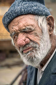 The Elder Portrait of an elderly man © Roberto Pazzi