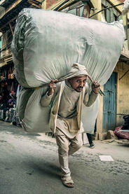 The Porter Portrait of a porter at work © Roberto Pazzi