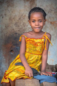 Yellow Portrait of a child © Roberto Pazzi