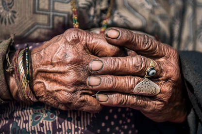 Humble Hands Detail of the hands of an eldely woman © Roberto Pazzi