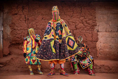 Messengers of the Ancestors Portrait of Egungun masks © Roberto Pazzi
