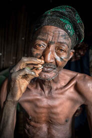 The King Portrait of the Holi king © Roberto Pazzi
